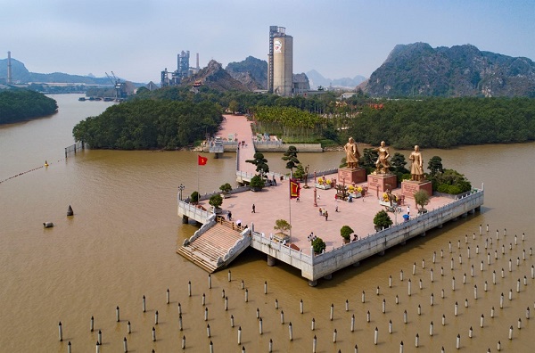 Khu di tích Bạch Đằng Giang ở thành phố Hải Phòng.