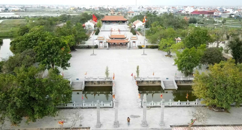 Khu tưởng niệm Vương triều Mạc nằm tại thôn Cổ Trai, xã Kiến Hưng (trước là xã Ngũ Đoan), huyện Kiến Thụy, Hải Phòng. Ảnh: Báo Lao Động