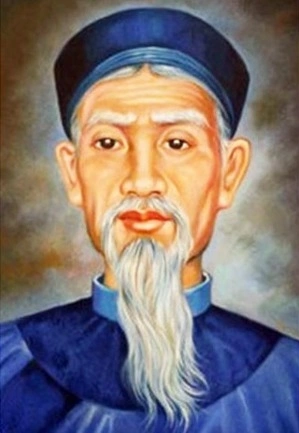 Tranh vẽ Lê Quý Đôn. Ảnh: Bảo tàng Lịch sử quốc gia